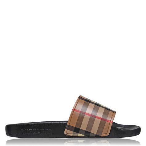 burberry sliders|Burberry sliders flannels.